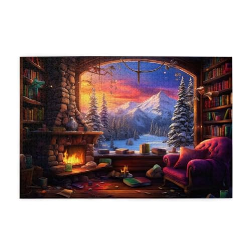 Puzzle 200 Teile Berg Puzzle Winter DIY Kreative Holz Jigsaws für Erwachsene mit Geschenkbox Verpackung, Impossible Herausfordernde Familie Aktivität Spiele, Deko Wohnzimmer Geschenke 35x25cm E-848 Puzzle 200 Teile Berg Puzzle Winter DIY Kreative Holz Jigsaws für Erwachsene mit Geschenkbox Verpackung, Impossible Herausfordernde Familie Aktivität Spiele, Deko Wohnzimmer Geschenke 35x25cm E-848 von Wehsaeho