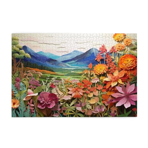 Puzzle 200 Teile Blume Puzzle Berg DIY Kreative Holz Jigsaws für Erwachsene mit Geschenkbox Verpackung, Impossible Herausfordernde Familie Aktivität Spiele, Deko Wohnzimmer Geschenke 35x25cm E-548 Puzzle 200 Teile Blume Puzzle Berg DIY Kreative Holz Jigsaws für Erwachsene mit Geschenkbox Verpackung, Impossible Herausfordernde Familie Aktivität Spiele, Deko Wohnzimmer Geschenke 35x25cm E-548 von Wehsaeho