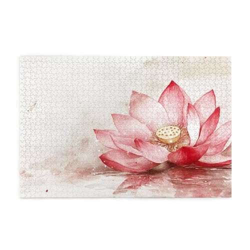 Puzzle 200 Teile Blume Puzzle Einfachheit DIY Kreative Holz Jigsaws für Erwachsene, Geschenkbox Verpackung, Impossible Herausfordernde Familie Aktivität Spiele, Deko Wohnzimmer 35x25cm E-1089 von Wehsaeho
