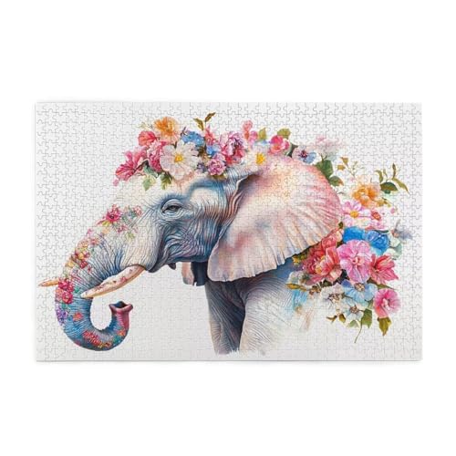 Puzzle 200 Teile Blume Puzzle Elefant DIY Kreative Holz Jigsaws für Erwachsene mit Geschenkbox Verpackung, Impossible Herausfordernde Familie Aktivität Spiele, Deko Wohnzimmer Geschenke 35x25cm E-1842 Puzzle 200 Teile Blume Puzzle Elefant DIY Kreative Holz Jigsaws für Erwachsene mit Geschenkbox Verpackung, Impossible Herausfordernde Familie Aktivität Spiele, Deko Wohnzimmer Geschenke 35x25cm E-1842 von Wehsaeho