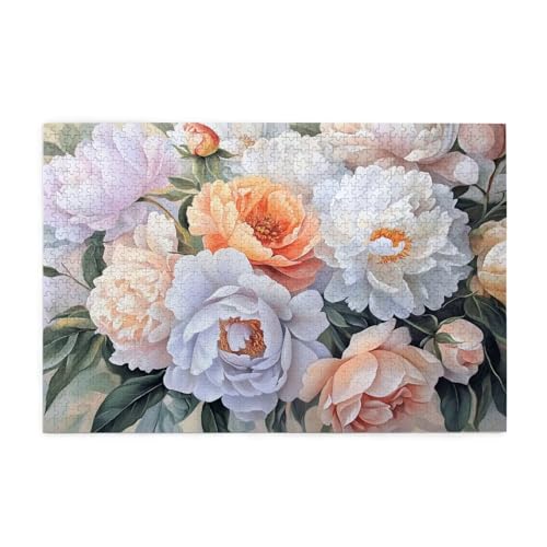 Puzzle 200 Teile Blume Puzzle Pfingstrose DIY Kreative Holz Jigsaws für Erwachsene, Geschenkbox Verpackung, Impossible Herausfordernde Familie Aktivität Spiele, Deko Wohnzimmer 35x25cm E-1855 Puzzle 200 Teile Blume Puzzle Pfingstrose DIY Kreative Holz Jigsaws für Erwachsene, Geschenkbox Verpackung, Impossible Herausfordernde Familie Aktivität Spiele, Deko Wohnzimmer 35x25cm E-1855 von Wehsaeho