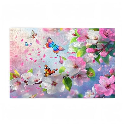 Puzzle 200 Teile Blume Puzzle Schmetterling DIY Kreative Holz Jigsaws für Erwachsene mit Geschenkbox Verpackung, Impossible Herausfordernde Familie Aktivität Spiele, Deko Wohnzimmer 35x25cm D-20 Puzzle 200 Teile Blume Puzzle Schmetterling DIY Kreative Holz Jigsaws für Erwachsene mit Geschenkbox Verpackung, Impossible Herausfordernde Familie Aktivität Spiele, Deko Wohnzimmer 35x25cm D-20 von Wehsaeho