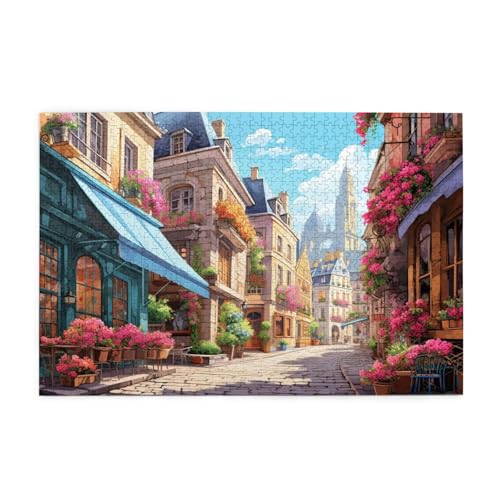 Puzzle 200 Teile Blume Puzzle Straße DIY Kreative Holz Jigsaws für Erwachsene mit Geschenkbox Verpackung, Impossible Herausfordernde Familie Aktivität Spiele, Deko Wohnzimmer Geschenke 35x25cm E-486 Puzzle 200 Teile Blume Puzzle Straße DIY Kreative Holz Jigsaws für Erwachsene mit Geschenkbox Verpackung, Impossible Herausfordernde Familie Aktivität Spiele, Deko Wohnzimmer Geschenke 35x25cm E-486 von Wehsaeho
