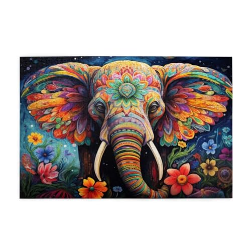 Puzzle 200 Teile Elefant Puzzle Blume DIY Kreative Holz Jigsaws für Erwachsene mit Geschenkbox Verpackung, Impossible Herausfordernde Familie Aktivität Spiele, Deko Wohnzimmer Geschenke 35x25cm E-395 Puzzle 200 Teile Elefant Puzzle Blume DIY Kreative Holz Jigsaws für Erwachsene mit Geschenkbox Verpackung, Impossible Herausfordernde Familie Aktivität Spiele, Deko Wohnzimmer Geschenke 35x25cm E-395 von Wehsaeho