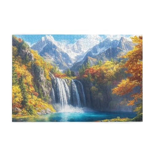 Puzzle 200 Teile Fallen Puzzle Berg DIY Kreative Holz Jigsaws für Erwachsene mit Geschenkbox Verpackung, Impossible Herausfordernde Familie Aktivität Spiele, Deko Wohnzimmer Geschenke 35x25cm E-1102 Puzzle 200 Teile Fallen Puzzle Berg DIY Kreative Holz Jigsaws für Erwachsene mit Geschenkbox Verpackung, Impossible Herausfordernde Familie Aktivität Spiele, Deko Wohnzimmer Geschenke 35x25cm E-1102 von Wehsaeho