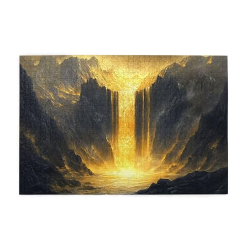 Puzzle 200 Teile Fallen Puzzle Berg DIY Kreative Holz Jigsaws für Erwachsene mit Geschenkbox Verpackung, Impossible Herausfordernde Familie Aktivität Spiele, Deko Wohnzimmer Geschenke 35x25cm E-778 Puzzle 200 Teile Fallen Puzzle Berg DIY Kreative Holz Jigsaws für Erwachsene mit Geschenkbox Verpackung, Impossible Herausfordernde Familie Aktivität Spiele, Deko Wohnzimmer Geschenke 35x25cm E-778 von Wehsaeho
