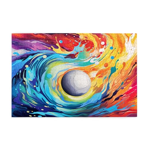 Puzzle 200 Teile Farbe Puzzle Ball DIY Kreative Holz Jigsaws für Erwachsene mit Geschenkbox Verpackung, Impossible Herausfordernde Familie Aktivität Spiele, Deko Wohnzimmer Geschenke 35x25cm E-531 Puzzle 200 Teile Farbe Puzzle Ball DIY Kreative Holz Jigsaws für Erwachsene mit Geschenkbox Verpackung, Impossible Herausfordernde Familie Aktivität Spiele, Deko Wohnzimmer Geschenke 35x25cm E-531 von Wehsaeho