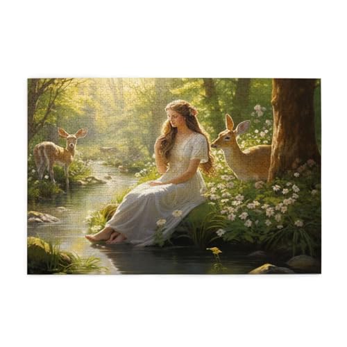Puzzle 200 Teile Frau Puzzle REH DIY Kreative Holz Jigsaws für Erwachsene mit Geschenkbox Verpackung, Impossible Herausfordernde Familie Aktivität Spiele, Deko Wohnzimmer Geschenke 35x25cm E-1051 Puzzle 200 Teile Frau Puzzle REH DIY Kreative Holz Jigsaws für Erwachsene mit Geschenkbox Verpackung, Impossible Herausfordernde Familie Aktivität Spiele, Deko Wohnzimmer Geschenke 35x25cm E-1051 von Wehsaeho
