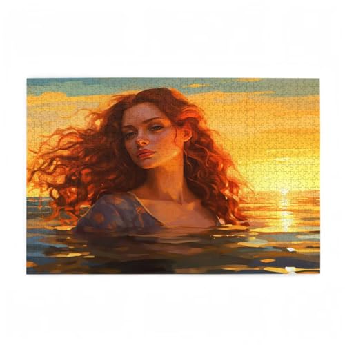 Puzzle 200 Teile Frau Puzzle Sonnenuntergang DIY Kreative Holz Jigsaws für Erwachsene mit Geschenkbox Verpackung, Impossible Herausfordernde Familie Aktivität Spiele, Deko Wohnzimmer 35x25cm D-705 Puzzle 200 Teile Frau Puzzle Sonnenuntergang DIY Kreative Holz Jigsaws für Erwachsene mit Geschenkbox Verpackung, Impossible Herausfordernde Familie Aktivität Spiele, Deko Wohnzimmer 35x25cm D-705 von Wehsaeho