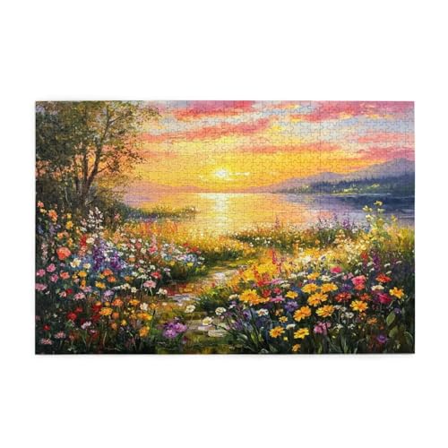 Puzzle 200 Teile Frühling Puzzle Sonnenuntergang DIY Kreative Holz Jigsaws für Erwachsene, Impossible Herausfordernde Familie Aktivität Spiele, Deko Wohnzimmer, Geschenke für Frauen 35x25cm E-1274 Puzzle 200 Teile Frühling Puzzle Sonnenuntergang DIY Kreative Holz Jigsaws für Erwachsene, Impossible Herausfordernde Familie Aktivität Spiele, Deko Wohnzimmer, Geschenke für Frauen 35x25cm E-1274 von Wehsaeho
