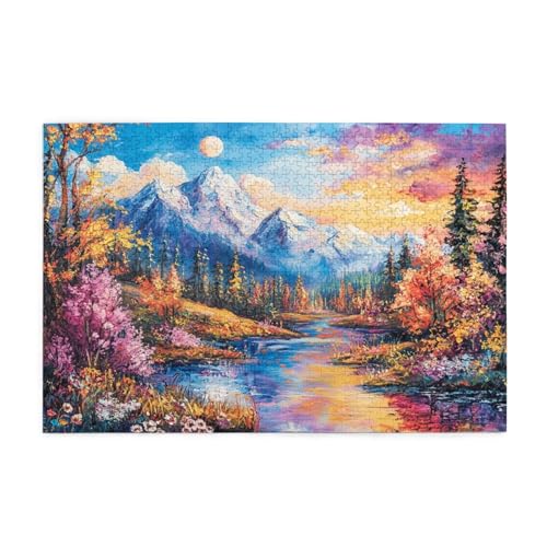 Puzzle 200 Teile Herbst Puzzle Sonnenuntergang DIY Kreative Holz Jigsaws für Erwachsene, Impossible Herausfordernde Familie Aktivität Spiele, Deko Wohnzimmer, Geschenke für Frauen 35x25cm E-1434 Puzzle 200 Teile Herbst Puzzle Sonnenuntergang DIY Kreative Holz Jigsaws für Erwachsene, Impossible Herausfordernde Familie Aktivität Spiele, Deko Wohnzimmer, Geschenke für Frauen 35x25cm E-1434 von Wehsaeho