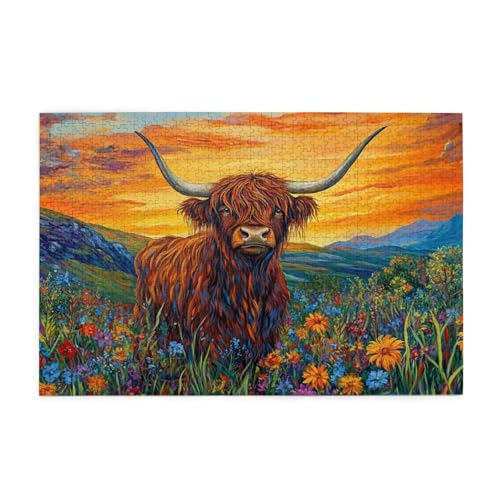 Puzzle 200 Teile Hochlandrinder Puzzle Tier DIY Kreative Holz Jigsaws für Erwachsene, Impossible Herausfordernde Familie Aktivität Spiele, Deko Wohnzimmer, Geschenke für Frauen 35x25cm E-1554 Puzzle 200 Teile Hochlandrinder Puzzle Tier DIY Kreative Holz Jigsaws für Erwachsene, Impossible Herausfordernde Familie Aktivität Spiele, Deko Wohnzimmer, Geschenke für Frauen 35x25cm E-1554 von Wehsaeho