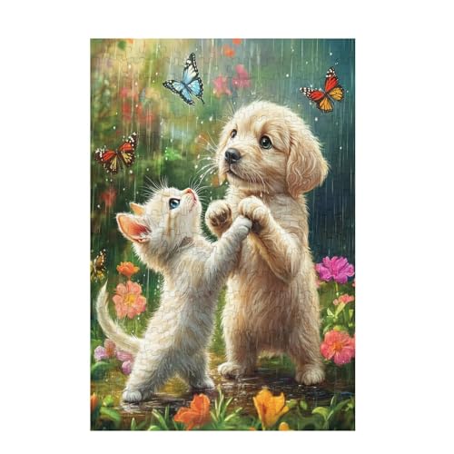 Puzzle 200 Teile Hund Puzzle Schmetterling DIY Kreative Holz Jigsaws für Erwachsene mit Geschenkbox Verpackung, Impossible Herausfordernde Familie Aktivität Spiele, Deko Wohnzimmer 35x25cm D-985 Puzzle 200 Teile Hund Puzzle Schmetterling DIY Kreative Holz Jigsaws für Erwachsene mit Geschenkbox Verpackung, Impossible Herausfordernde Familie Aktivität Spiele, Deko Wohnzimmer 35x25cm D-985 von Wehsaeho
