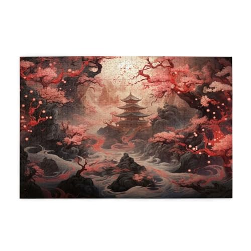 Puzzle 200 Teile Japan Puzzle Kirschblüten DIY Kreative Holz Jigsaws für Erwachsene, Geschenkbox Verpackung, Impossible Herausfordernde Familie Aktivität Spiele, Deko Wohnzimmer 35x25cm E-199 Puzzle 200 Teile Japan Puzzle Kirschblüten DIY Kreative Holz Jigsaws für Erwachsene, Geschenkbox Verpackung, Impossible Herausfordernde Familie Aktivität Spiele, Deko Wohnzimmer 35x25cm E-199 von Wehsaeho