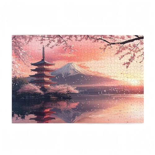 Puzzle 200 Teile Japan Puzzle Kirschblüten DIY Kreative Holz Jigsaws für Erwachsene mit Geschenkbox Verpackung, Impossible Herausfordernde Familie Aktivität Spiele, Deko Wohnzimmer 35x25cm D-355 Puzzle 200 Teile Japan Puzzle Kirschblüten DIY Kreative Holz Jigsaws für Erwachsene mit Geschenkbox Verpackung, Impossible Herausfordernde Familie Aktivität Spiele, Deko Wohnzimmer 35x25cm D-355 von Wehsaeho