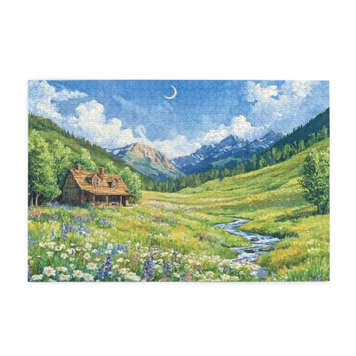 Puzzle 200 Teile Landschaft Puzzle Frühling DIY Kreative Holz Jigsaws für Erwachsene, Impossible Herausfordernde Familie Aktivität Spiele, Deko Wohnzimmer, Geschenke für Frauen 35x25cm E-1816 Puzzle 200 Teile Landschaft Puzzle Frühling DIY Kreative Holz Jigsaws für Erwachsene, Impossible Herausfordernde Familie Aktivität Spiele, Deko Wohnzimmer, Geschenke für Frauen 35x25cm E-1816 von Wehsaeho
