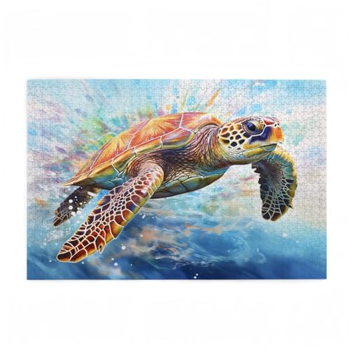 Puzzle 200 Teile Meeresschildkröten Puzzle Tier DIY Kreative Holz Jigsaws für Erwachsene mit Geschenkbox Verpackung, Impossible Herausfordernde Familie Aktivität Spiele, Deko Wohnzimmer 35x25cm D-289 Puzzle 200 Teile Meeresschildkröten Puzzle Tier DIY Kreative Holz Jigsaws für Erwachsene mit Geschenkbox Verpackung, Impossible Herausfordernde Familie Aktivität Spiele, Deko Wohnzimmer 35x25cm D-289 von Wehsaeho