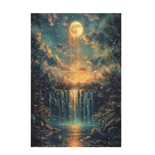 Puzzle 200 Teile Mond Puzzle Fallen DIY Kreative Holz Jigsaws für Erwachsene mit Geschenkbox, Impossible Herausfordernde Familie Aktivität Spiele, Deko Wohnzimmer, Geschenke für Frauen 35x25cm D-1105 Puzzle 200 Teile Mond Puzzle Fallen DIY Kreative Holz Jigsaws für Erwachsene mit Geschenkbox, Impossible Herausfordernde Familie Aktivität Spiele, Deko Wohnzimmer, Geschenke für Frauen 35x25cm D-1105 von Wehsaeho