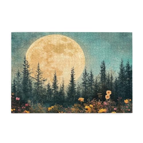 Puzzle 200 Teile Mond Puzzle Wald DIY Kreative Holz Jigsaws für Erwachsene mit Geschenkbox Verpackung, Impossible Herausfordernde Familie Aktivität Spiele, Deko Wohnzimmer Geschenke 35x25cm E-1565 Puzzle 200 Teile Mond Puzzle Wald DIY Kreative Holz Jigsaws für Erwachsene mit Geschenkbox Verpackung, Impossible Herausfordernde Familie Aktivität Spiele, Deko Wohnzimmer Geschenke 35x25cm E-1565 von Wehsaeho