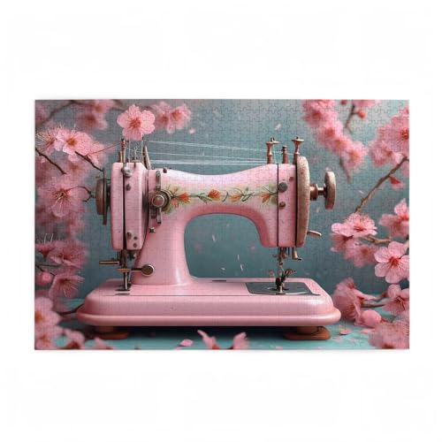 Puzzle 200 Teile Nähmaschine Puzzle Blume DIY Kreative Holz Jigsaws für Erwachsene mit Geschenkbox Verpackung, Impossible Herausfordernde Familie Aktivität Spiele, Deko Wohnzimmer 35x25cm D-49 Puzzle 200 Teile Nähmaschine Puzzle Blume DIY Kreative Holz Jigsaws für Erwachsene mit Geschenkbox Verpackung, Impossible Herausfordernde Familie Aktivität Spiele, Deko Wohnzimmer 35x25cm D-49 von Wehsaeho