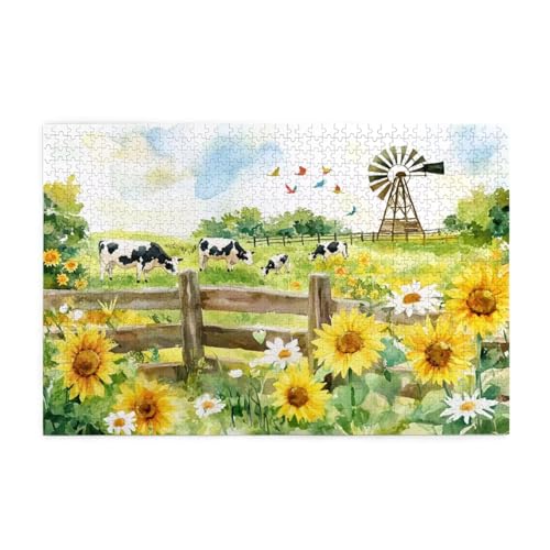 Puzzle 200 Teile Ochse Puzzle Bauernhof DIY Kreative Holz Jigsaws für Erwachsene, Geschenkbox Verpackung, Impossible Herausfordernde Familie Aktivität Spiele, Deko Wohnzimmer Geschenke 35x25cm E-469 Puzzle 200 Teile Ochse Puzzle Bauernhof DIY Kreative Holz Jigsaws für Erwachsene, Geschenkbox Verpackung, Impossible Herausfordernde Familie Aktivität Spiele, Deko Wohnzimmer Geschenke 35x25cm E-469 von Wehsaeho