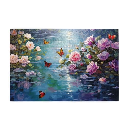 Puzzle 200 Teile Schmetterling Puzzle Blume DIY Kreative Holz Jigsaws für Erwachsene, Impossible Herausfordernde Familie Aktivität Spiele, Deko Wohnzimmer, Geschenke für Frauen 35x25cm E-1066 Puzzle 200 Teile Schmetterling Puzzle Blume DIY Kreative Holz Jigsaws für Erwachsene, Impossible Herausfordernde Familie Aktivität Spiele, Deko Wohnzimmer, Geschenke für Frauen 35x25cm E-1066 von Wehsaeho