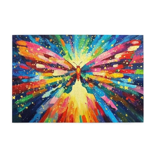 Puzzle 200 Teile Schmetterling Puzzle Farbe DIY Kreative Holz Jigsaws für Erwachsene, Impossible Herausfordernde Familie Aktivität Spiele, Deko Wohnzimmer, Geschenke für Frauen 35x25cm E-1505 Puzzle 200 Teile Schmetterling Puzzle Farbe DIY Kreative Holz Jigsaws für Erwachsene, Impossible Herausfordernde Familie Aktivität Spiele, Deko Wohnzimmer, Geschenke für Frauen 35x25cm E-1505 von Wehsaeho