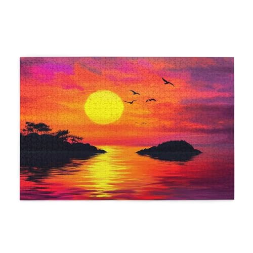 Puzzle 200 Teile Sonnenuntergang Puzzle Baum DIY Kreative Holz Jigsaws für Erwachsene, Impossible Herausfordernde Familie Aktivität Spiele, Deko Wohnzimmer, Geschenke für Frauen 35x25cm E-1478 Puzzle 200 Teile Sonnenuntergang Puzzle Baum DIY Kreative Holz Jigsaws für Erwachsene, Impossible Herausfordernde Familie Aktivität Spiele, Deko Wohnzimmer, Geschenke für Frauen 35x25cm E-1478 von Wehsaeho
