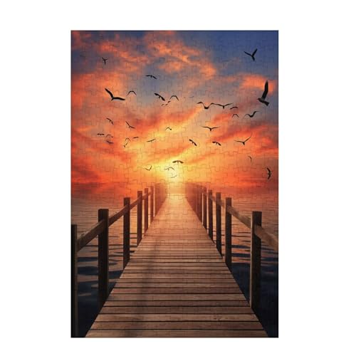 Puzzle 200 Teile Sonnenuntergang Puzzle Brücke DIY Kreative Holz Jigsaws für Erwachsene mit Geschenkbox Verpackung, Impossible Herausfordernde Familie Aktivität Spiele, Deko Wohnzimmer 35x25cm D-1642 Puzzle 200 Teile Sonnenuntergang Puzzle Brücke DIY Kreative Holz Jigsaws für Erwachsene mit Geschenkbox Verpackung, Impossible Herausfordernde Familie Aktivität Spiele, Deko Wohnzimmer 35x25cm D-1642 von Wehsaeho