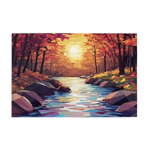 Puzzle 200 Teile Sonnenuntergang Puzzle Herbst DIY Kreative Holz Jigsaws für Erwachsene, Impossible Herausfordernde Familie Aktivität Spiele, Deko Wohnzimmer, Geschenke für Frauen 35x25cm E-1500 Puzzle 200 Teile Sonnenuntergang Puzzle Herbst DIY Kreative Holz Jigsaws für Erwachsene, Impossible Herausfordernde Familie Aktivität Spiele, Deko Wohnzimmer, Geschenke für Frauen 35x25cm E-1500 von Wehsaeho