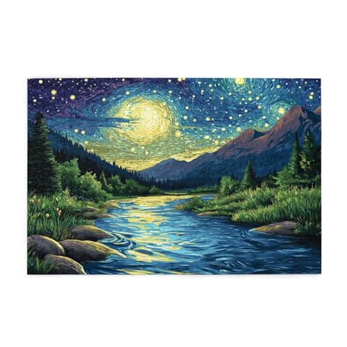 Puzzle 200 Teile Sternenhimmel Puzzle Berg DIY Kreative Holz Jigsaws für Erwachsene mit Geschenkbox Verpackung, Impossible Herausfordernde Familie Aktivität Spiele, Wanddeko Geschenke 35x25cm E-1789 Puzzle 200 Teile Sternenhimmel Puzzle Berg DIY Kreative Holz Jigsaws für Erwachsene mit Geschenkbox Verpackung, Impossible Herausfordernde Familie Aktivität Spiele, Wanddeko Geschenke 35x25cm E-1789 von Wehsaeho