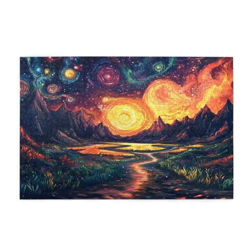 Puzzle 200 Teile Sternenhimmel Puzzle Nachtansicht DIY Kreative Holz Jigsaws für Erwachsene, Impossible Herausfordernde Familie Aktivität Spiele, Deko Wohnzimmer, Geschenke für Frauen 35x25cm E-1480 Puzzle 200 Teile Sternenhimmel Puzzle Nachtansicht DIY Kreative Holz Jigsaws für Erwachsene, Impossible Herausfordernde Familie Aktivität Spiele, Deko Wohnzimmer, Geschenke für Frauen 35x25cm E-1480 von Wehsaeho