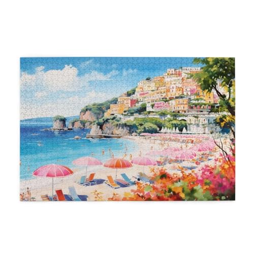 Puzzle 200 Teile Strand Puzzle Meer DIY Kreative Holz Jigsaws für Erwachsene mit Geschenkbox Verpackung, Impossible Herausfordernde Familie Aktivität Spiele, Deko Wohnzimmer Geschenke 35x25cm E-895 Puzzle 200 Teile Strand Puzzle Meer DIY Kreative Holz Jigsaws für Erwachsene mit Geschenkbox Verpackung, Impossible Herausfordernde Familie Aktivität Spiele, Deko Wohnzimmer Geschenke 35x25cm E-895 von Wehsaeho
