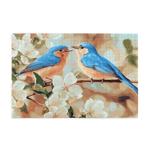 Puzzle 200 Teile Tier Puzzle Blume DIY Kreative Holz Jigsaws für Erwachsene mit Geschenkbox Verpackung, Impossible Herausfordernde Familie Aktivität Spiele, Deko Wohnzimmer Geschenke 35x25cm E-1096 von Wehsaeho