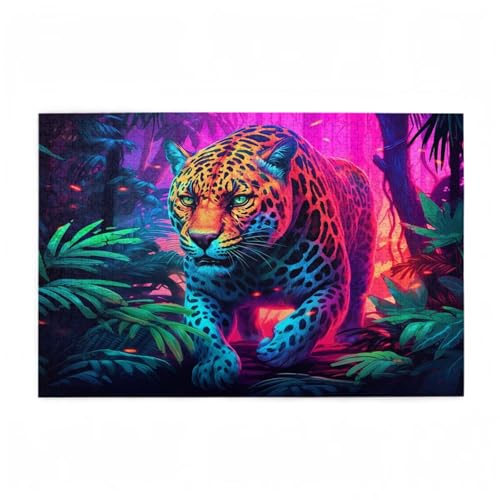 Puzzle 200 Teile Tier Puzzle Wald DIY Kreative Holz Jigsaws für Erwachsene mit Geschenkbox Verpackung, Impossible Herausfordernde Familie Aktivität Spiele, Wohnzimmer Deko Geschenke 35x25cm D-257 von Wehsaeho