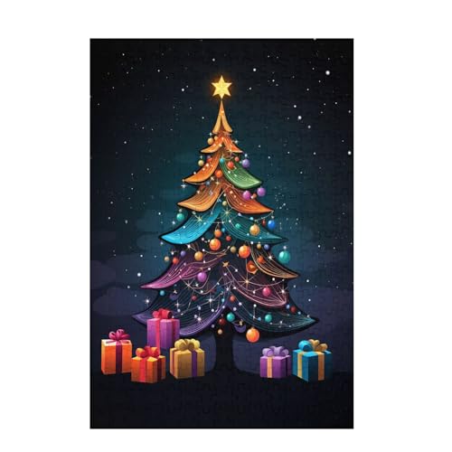 Puzzle 200 Teile Weihnachtsbaum Puzzle Sternenhimmel DIY Kreative Holz Jigsaws für Erwachsene mit Geschenkbox Verpackung, Impossible Herausfordernde Familie Aktivität Spiele, Deko 35x25cm D-1418 Puzzle 200 Teile Weihnachtsbaum Puzzle Sternenhimmel DIY Kreative Holz Jigsaws für Erwachsene mit Geschenkbox Verpackung, Impossible Herausfordernde Familie Aktivität Spiele, Deko 35x25cm D-1418 von Wehsaeho