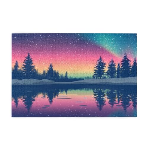 Puzzle 2000 Teile Aurora Puzzle Farbe DIY Kreative Holz Jigsaws für Erwachsene mit Geschenkbox Verpackung, Impossible Herausfordernde Familie Aktivität Spiele, Deko Wohnzimmer Geschenke 99x70cm E-1810 Puzzle 2000 Teile Aurora Puzzle Farbe DIY Kreative Holz Jigsaws für Erwachsene mit Geschenkbox Verpackung, Impossible Herausfordernde Familie Aktivität Spiele, Deko Wohnzimmer Geschenke 99x70cm E-1810 von Wehsaeho