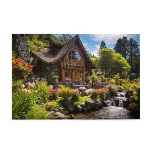 Puzzle 2000 Teile Baum Puzzle Blume DIY Kreative Holz Jigsaws für Erwachsene mit Geschenkbox Verpackung, Impossible Herausfordernde Familie Aktivität Spiele, Deko Wohnzimmer Geschenke 99x70cm E-846 von Wehsaeho