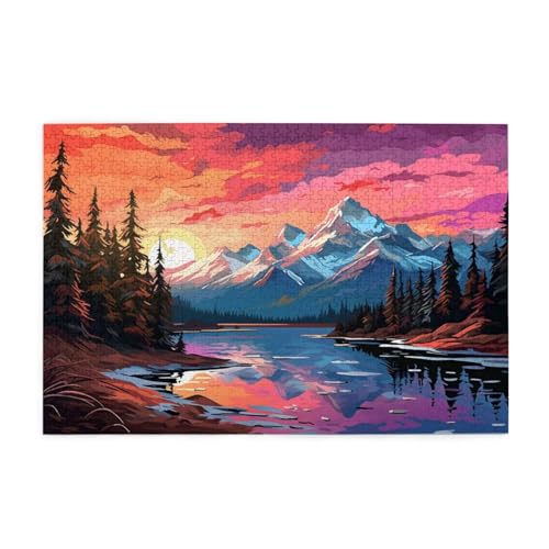 Puzzle 2000 Teile Baum Puzzle Sonnenuntergang DIY Kreative Holz Jigsaws für Erwachsene, Impossible Herausfordernde Familie Aktivität Spiele, Deko Wohnzimmer, Geschenke für Frauen 99x70cm E-610 Puzzle 2000 Teile Baum Puzzle Sonnenuntergang DIY Kreative Holz Jigsaws für Erwachsene, Impossible Herausfordernde Familie Aktivität Spiele, Deko Wohnzimmer, Geschenke für Frauen 99x70cm E-610 von Wehsaeho