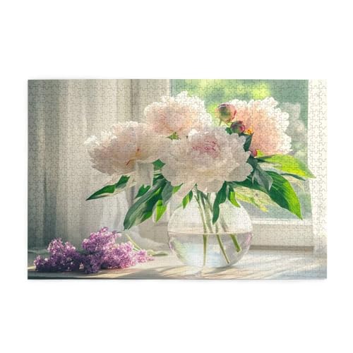 Puzzle 2000 Teile Blume Puzzle Fensterbank DIY Kreative Holz Jigsaws für Erwachsene mit Geschenkbox Verpackung, Impossible Herausfordernde Familie Aktivität Spiele, Wanddeko Geschenke 99x70cm E-1204 Puzzle 2000 Teile Blume Puzzle Fensterbank DIY Kreative Holz Jigsaws für Erwachsene mit Geschenkbox Verpackung, Impossible Herausfordernde Familie Aktivität Spiele, Wanddeko Geschenke 99x70cm E-1204 von Wehsaeho