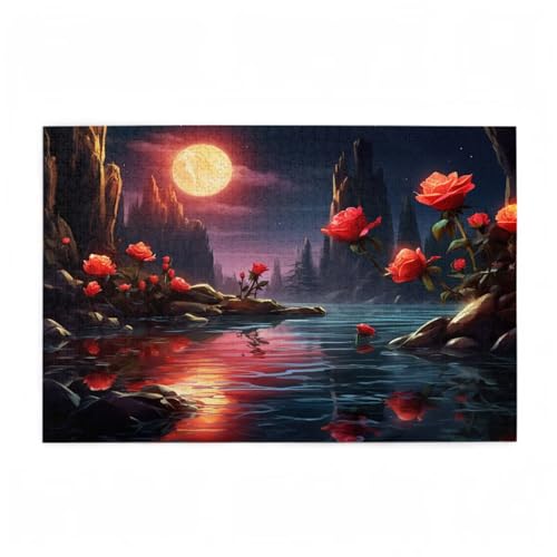 Puzzle 2000 Teile Blume Puzzle Mond DIY Kreative Holz Jigsaws für Erwachsene mit Geschenkbox Verpackung, Impossible Herausfordernde Familie Aktivität Spiele, Geschenke für Frauen 99x70cm D-517 Puzzle 2000 Teile Blume Puzzle Mond DIY Kreative Holz Jigsaws für Erwachsene mit Geschenkbox Verpackung, Impossible Herausfordernde Familie Aktivität Spiele, Geschenke für Frauen 99x70cm D-517 von Wehsaeho