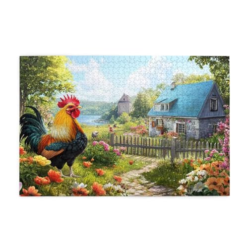 Puzzle 2000 Teile Blume Puzzle Tier DIY Kreative Holz Jigsaws für Erwachsene mit Geschenkbox Verpackung, Impossible Herausfordernde Familie Aktivität Spiele, Deko Wohnzimmer Geschenke 99x70cm E-1036 von Wehsaeho
