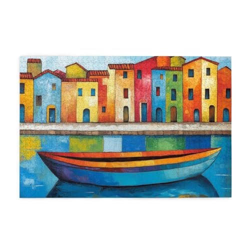 Puzzle 2000 Teile Boot Puzzle Farbe DIY Kreative Holz Jigsaws für Erwachsene mit Geschenkbox Verpackung, Impossible Herausfordernde Familie Aktivität Spiele, Deko Wohnzimmer Geschenke 99x70cm E-1692 Puzzle 2000 Teile Boot Puzzle Farbe DIY Kreative Holz Jigsaws für Erwachsene mit Geschenkbox Verpackung, Impossible Herausfordernde Familie Aktivität Spiele, Deko Wohnzimmer Geschenke 99x70cm E-1692 von Wehsaeho