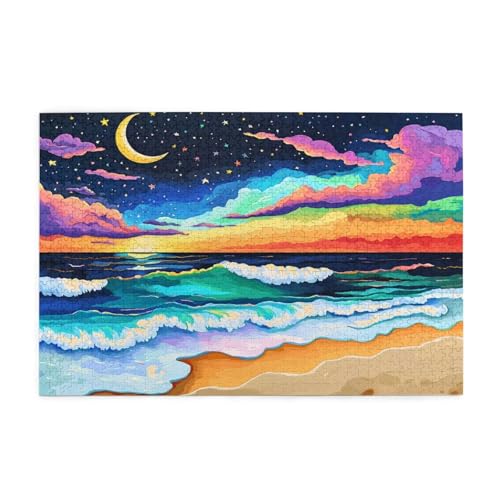 Puzzle 2000 Teile Bunte Wolken Puzzle Strand DIY Kreative Holz Jigsaws für Erwachsene, Impossible Herausfordernde Familie Aktivität Spiele, Deko Wohnzimmer, Geschenke für Frauen 99x70cm E-1693 Puzzle 2000 Teile Bunte Wolken Puzzle Strand DIY Kreative Holz Jigsaws für Erwachsene, Impossible Herausfordernde Familie Aktivität Spiele, Deko Wohnzimmer, Geschenke für Frauen 99x70cm E-1693 von Wehsaeho