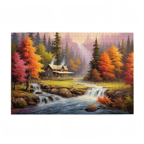 Puzzle 2000 Teile Fallen Puzzle Herbst DIY Kreative Holz Jigsaws für Erwachsene mit Geschenkbox Verpackung, Impossible Herausfordernde Familie Aktivität Spiele, Geschenke für Frauen 99x70cm D-292 Puzzle 2000 Teile Fallen Puzzle Herbst DIY Kreative Holz Jigsaws für Erwachsene mit Geschenkbox Verpackung, Impossible Herausfordernde Familie Aktivität Spiele, Geschenke für Frauen 99x70cm D-292 von Wehsaeho