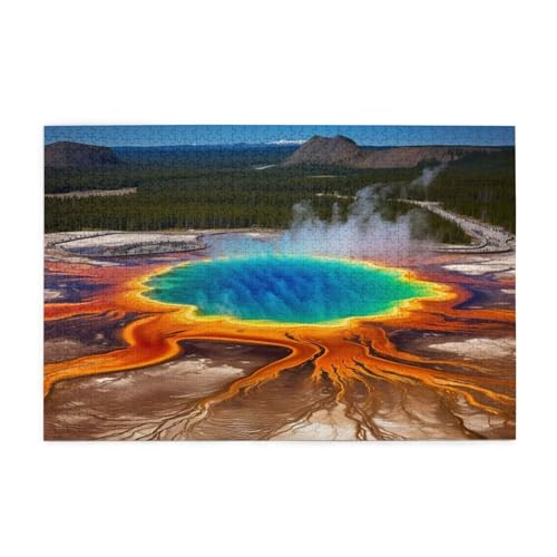 Puzzle 2000 Teile Farbe Puzzle Natürliche Landschaft DIY Kreative Holz Jigsaws für Erwachsene, Impossible Herausfordernde Familie Aktivität Spiele, Deko Wohnzimmer, Geschenke für Frauen 99x70cm E-409 von Wehsaeho