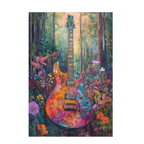 Puzzle 2000 Teile Gitarre Puzzle Blume DIY Kreative Holz Jigsaws für Erwachsene mit Geschenkbox Verpackung, Impossible Herausfordernde Familie Aktivität Spiele, Deko Wohnzimmer 99x70cm D-1174 Puzzle 2000 Teile Gitarre Puzzle Blume DIY Kreative Holz Jigsaws für Erwachsene mit Geschenkbox Verpackung, Impossible Herausfordernde Familie Aktivität Spiele, Deko Wohnzimmer 99x70cm D-1174 von Wehsaeho