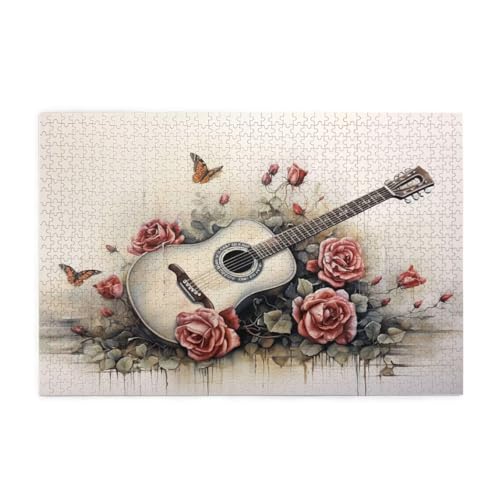 Puzzle 2000 Teile Gitarre Puzzle Blume DIY Kreative Holz Jigsaws für Erwachsene mit Geschenkbox Verpackung, Impossible Herausfordernde Familie Aktivität Spiele, Deko Wohnzimmer Geschenke 99x70cm E-928 Puzzle 2000 Teile Gitarre Puzzle Blume DIY Kreative Holz Jigsaws für Erwachsene mit Geschenkbox Verpackung, Impossible Herausfordernde Familie Aktivität Spiele, Deko Wohnzimmer Geschenke 99x70cm E-928 von Wehsaeho
