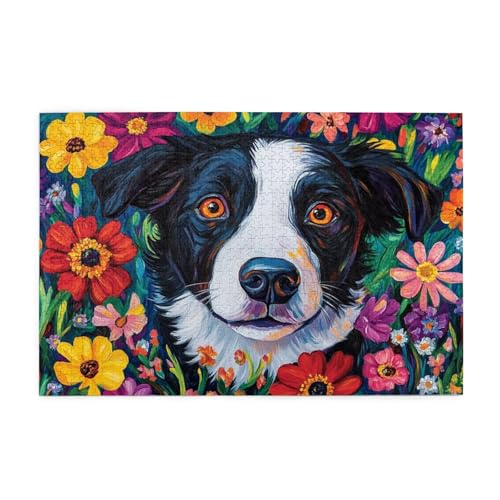 Puzzle 2000 Teile Hund Puzzle Blume DIY Kreative Holz Jigsaws für Erwachsene mit Geschenkbox Verpackung, Impossible Herausfordernde Familie Aktivität Spiele, Deko Wohnzimmer Geschenke 99x70cm E-1234 Puzzle 2000 Teile Hund Puzzle Blume DIY Kreative Holz Jigsaws für Erwachsene mit Geschenkbox Verpackung, Impossible Herausfordernde Familie Aktivität Spiele, Deko Wohnzimmer Geschenke 99x70cm E-1234 von Wehsaeho