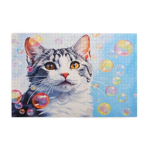 Puzzle 2000 Teile Katze Puzzle Traum DIY Kreative Holz Jigsaws für Erwachsene mit Geschenkbox Verpackung, Impossible Herausfordernde Familie Aktivität Spiele, Deko Wohnzimmer Geschenke 99x70cm E-921 Puzzle 2000 Teile Katze Puzzle Traum DIY Kreative Holz Jigsaws für Erwachsene mit Geschenkbox Verpackung, Impossible Herausfordernde Familie Aktivität Spiele, Deko Wohnzimmer Geschenke 99x70cm E-921 von Wehsaeho